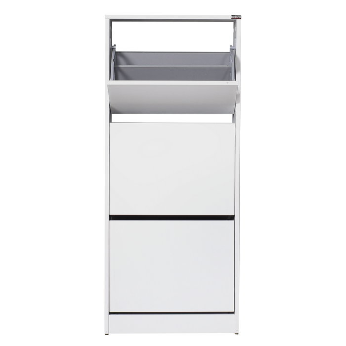 Hanah Home Zapatero Blanco con 3 Cajones